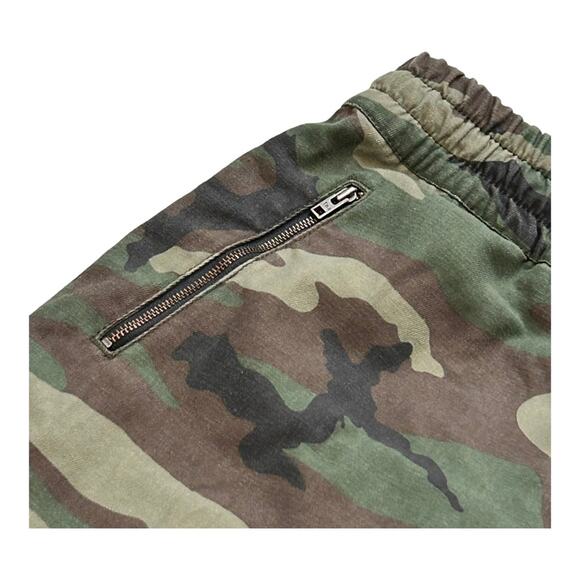 Tna Aritzia Alix Pant High Waisted Elastic Cuff Green Camo Joggers Small - Picture 6 of 9